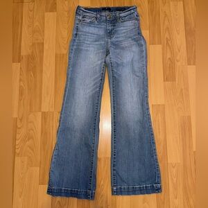 7 For All Mankind Classic Blue Wide Leg Jeans